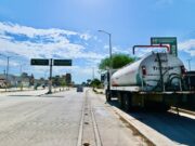 Capta primera agua de lluvia sistema pluvial del paso a desnivel Colosio y Solidaridad