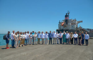 Gobernador Durazo refuerza alianza estratégica con Unión Europea; embajadores visitan Puerto de Guaymas