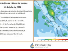 Mantiene CEPC pronóstico de lluvias y vientos fuertes en la entidad
