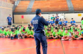 Policía Estatal promueve valores y la prevención de la violencia en campamentos de verano