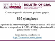 Gobierno de Sonora mantiene atención al público en Boletín y Archivo durante el periodo vacacional