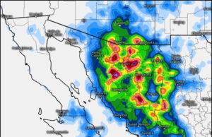 Protección Civil Sonora informa que el monzón mexicano continuará activo generando lluvias