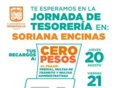 Recargos a cero pesos te esperan en Jornada de Tesorería en Soriana Encinas