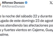 Gobernador Alfonso Durazo señala que se atienden afectaciones por lluvias y fuertes vientos en Cajeme, Guaymas y Empalme