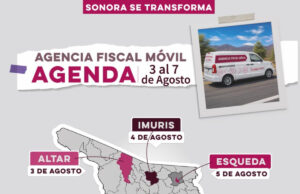 Gobierno de Sonora acerca servicios fiscales a cuatro municipios con Agencia Fiscal Móvil