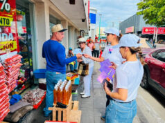 Comparte SSPC información preventiva a locatarios del Mercado Municipal de Hermosillo