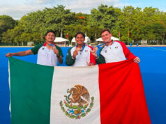 Con 3 sonorenses, México obtiene el bronce en hockey varonil de JCC