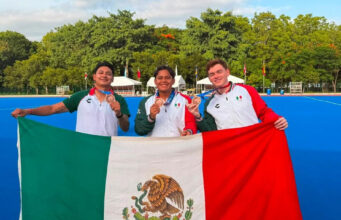 Con 3 sonorenses, México obtiene el bronce en hockey varonil de JCC