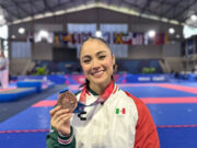 Karateca sonorense Pamela Contreras logra bronce en jata por equipos en JCC