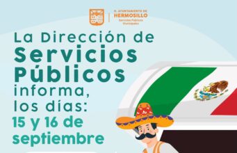 Garantiza Servicios Públicos Municipales el servicio de recolección de basura durante festejos patrios