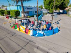Entregan Gobierno Municipal, artistas y ciudadanos segunda etapa de Asphalt Art en tres cruceros de Hermosillo