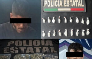 Operativos de la Policía Estatal dejan tres detenidos por posesión de narcótico en Hermosillo