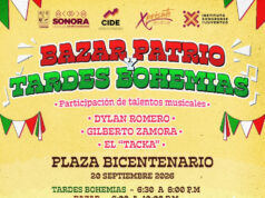 Invita Gobierno de Sonora a disfrutar del Bazar Patrio y Tardes Bohemias en la Plaza Bicentenario