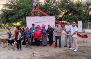 Recuperan SSPC Sonora y Mujeres Constructoras de Paz espacios públicos en Estación Pesqueira