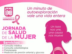 Invita Salud Pública Municipal a Jornadas de Salud de la Mujer el 8 y 9 de octubre