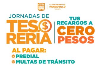 Este 31 de octubre concluye el programa de descuentos en multas de tránsito del Gobierno de Hermosillo
