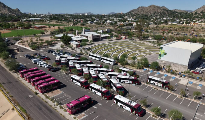 Con la incorporación de 175 unidades nuevas, Gobernador Durazo moderniza transporte público de Hermosillo